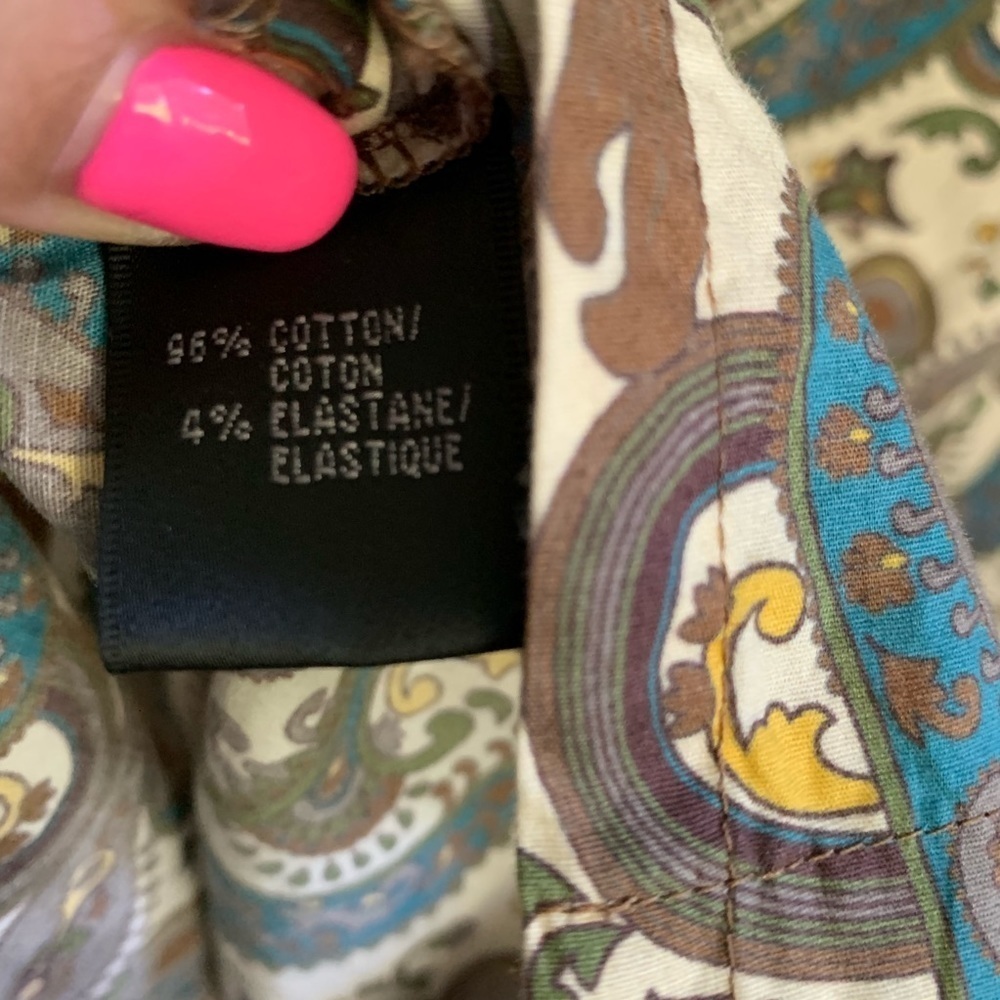 Lafayette 148 Vintage Paisley Print Tunic - Picture 5 of 6